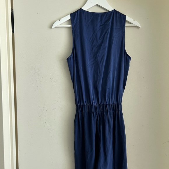 Ramy Brook Alvina Silk Navy Jumpsuit - Picture 6 of 9